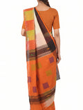 Pradip Fabrics Woman's Tant Cotton Jute Saree 
