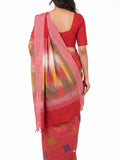Pradip Fabrics Woman's Tant Cotton Jute Saree 
