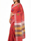Pradip Fabrics Woman's Tant Cotton Jute Saree 