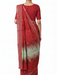 Pradip Fabrics Woman's Tant Cotton Linen Saree