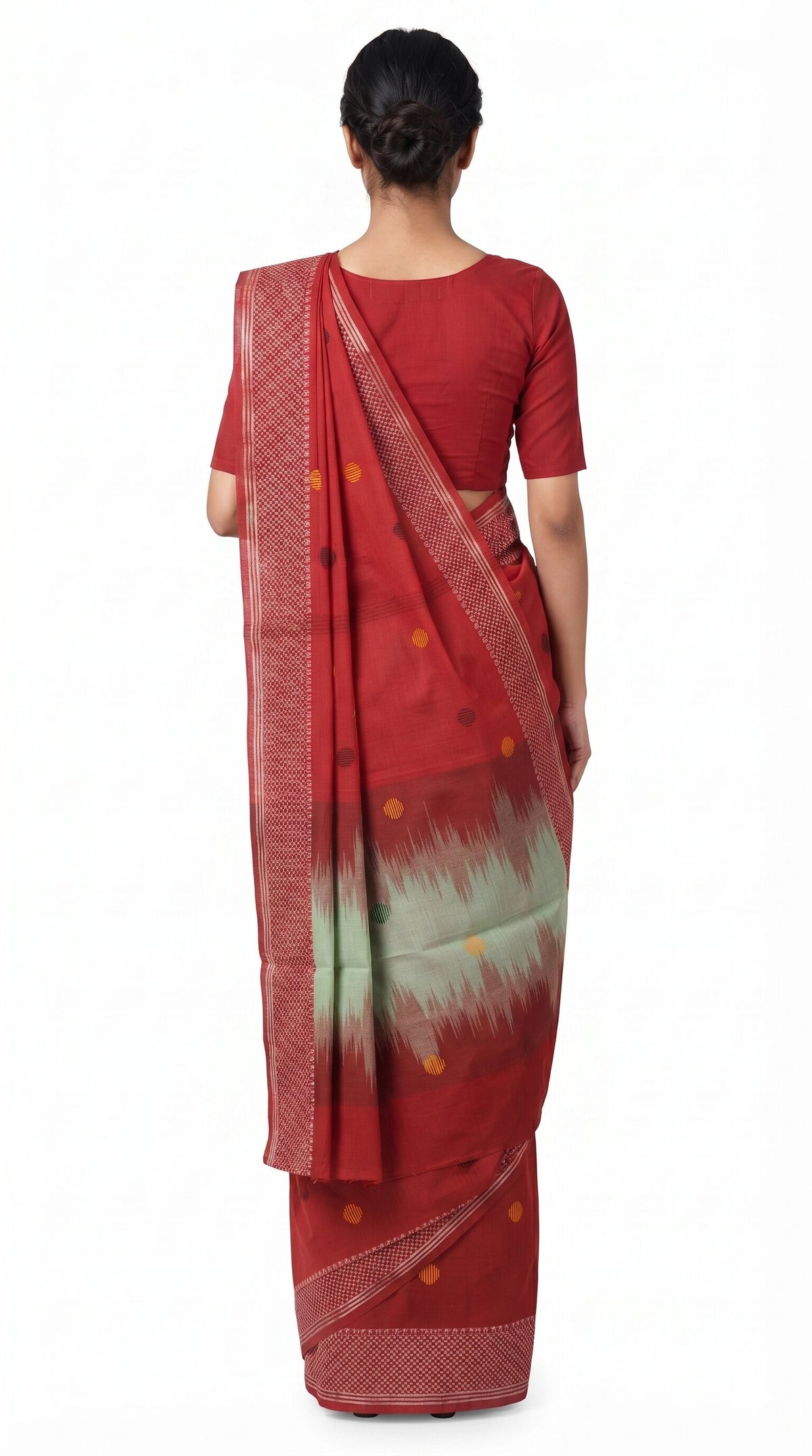 Pradip Fabrics Woman's Tant Cotton Linen Saree