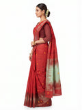 Pradip Fabrics Woman's Tant Cotton Linen Saree