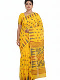 Pradip Fabrics Women's Floral Print Cotton Blend Tant Saree