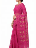 Pradip Fabrics Applique Handloom Pure Cotton Saree