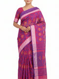 Pradip Fabrics Women's Floral Print Cotton Blend Tant Saree