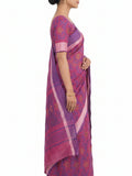 Pradip Fabrics Women's Floral Print Cotton Blend Tant Saree