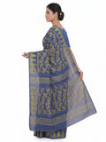 Pradip Fabrics Women's Floral Print Cotton Blend Tant Saree