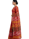 Pradip Fabrics Women's Floral Print Cotton Blend Tant Saree