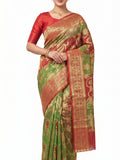 Pradip Fabrics Ethnic Women's Tant Silk Saree