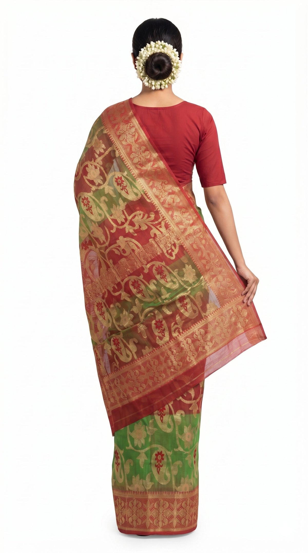 Pradip Fabrics Ethnic Women's Tant Silk Saree