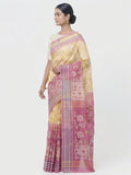 Pradip Fabrics Printed Handloom Pure Cotton Saree