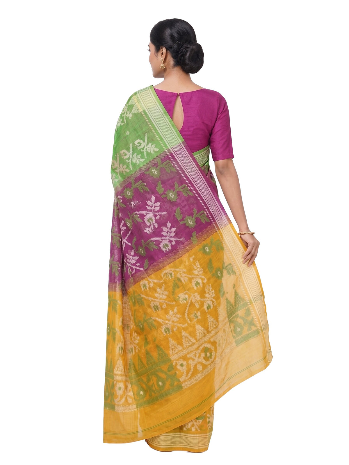 Pradip Fabrics Printed Handloom Pure Cotton Saree