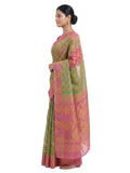 Pradip Fabrics Printed Handloom Pure Cotton Saree
