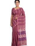 Pradip Fabrics Women's Floral Print Cotton Blend Tant Saree