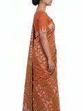 Pradip Fabrics Women's Floral Print Cotton Blend Tant Saree