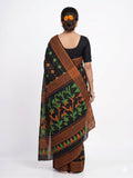 Pradip Fabrics Women's Floral Print Cotton Blend Tant Saree
