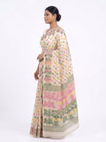 Pradip Fabrics Women's Traditional Handloom Jamdani Tant Saree
