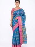 Pradip Fabrics Ethnic Women's and Girl's Jamdani Wedding Party Handloom saree