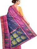 Pradip Fabrics Applique Tant Silk Blend Saree 