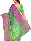 Pradip Fabrics Applique Tant Silk Blend Saree 
