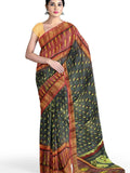 Pradip Fabrics Applique Tant Silk Blend Saree 