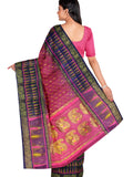 Pradip Fabrics Applique Tant Silk Blend Saree 