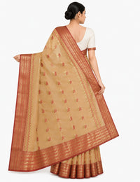 Pradip Fabrics Ethnic Women's Tant Cotton Saree
