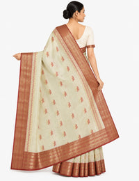 Pradip Fabrics Ethnic Women's Tant Cotton Saree