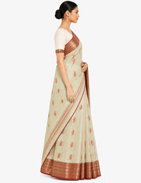 Pradip Fabrics Ethnic Women's Tant Cotton Saree