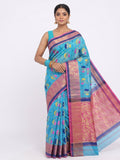 Pradip Fabrics Woven Tant Silk Blend Saree