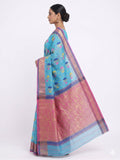Pradip Fabrics Woven Tant Silk Blend Saree