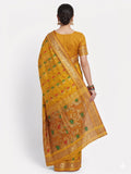 Pradip Fabrics Woven Tant Silk Blend Saree