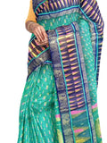 Pradip Fabrics Ethnic Women's Tant Jamdani Saree