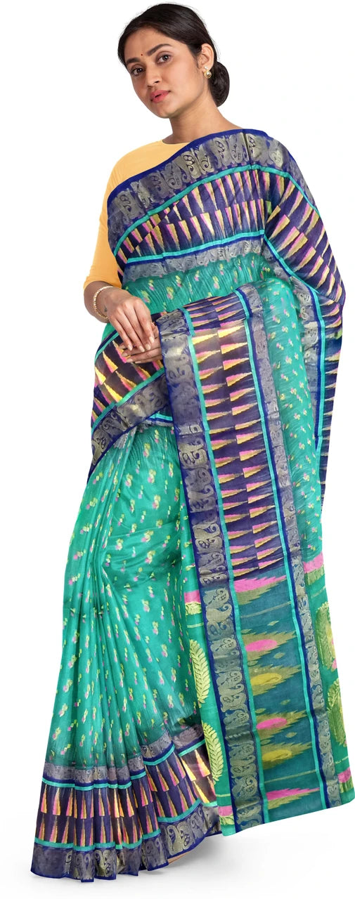 Pradip Fabrics Ethnic Women's Tant Jamdani Saree