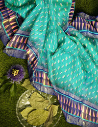 Pradip Fabrics Ethnic Women's Tant Jamdani Saree