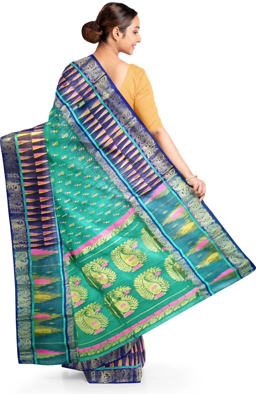 Pradip Fabrics Ethnic Women's Tant Jamdani Saree