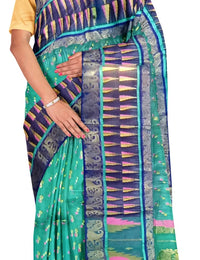 Pradip Fabrics Ethnic Women's Tant Jamdani Saree