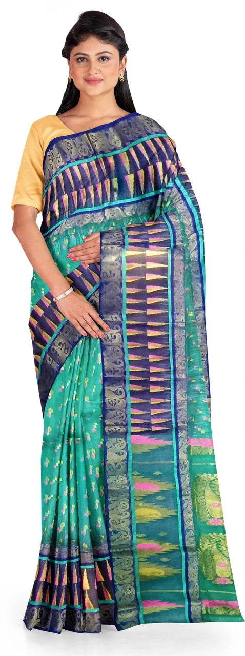 Pradip Fabrics Ethnic Women's Tant Jamdani Saree