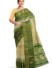 Pradip Fabrics Ethnic Women's Tant Jamdani Saree