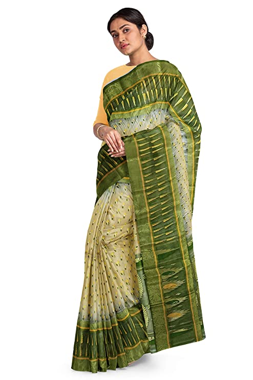 Pradip Fabrics Ethnic Women's Tant Jamdani Saree