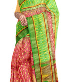 Pradip Fabrics Ethnic Women's Tant Jamdani Saree