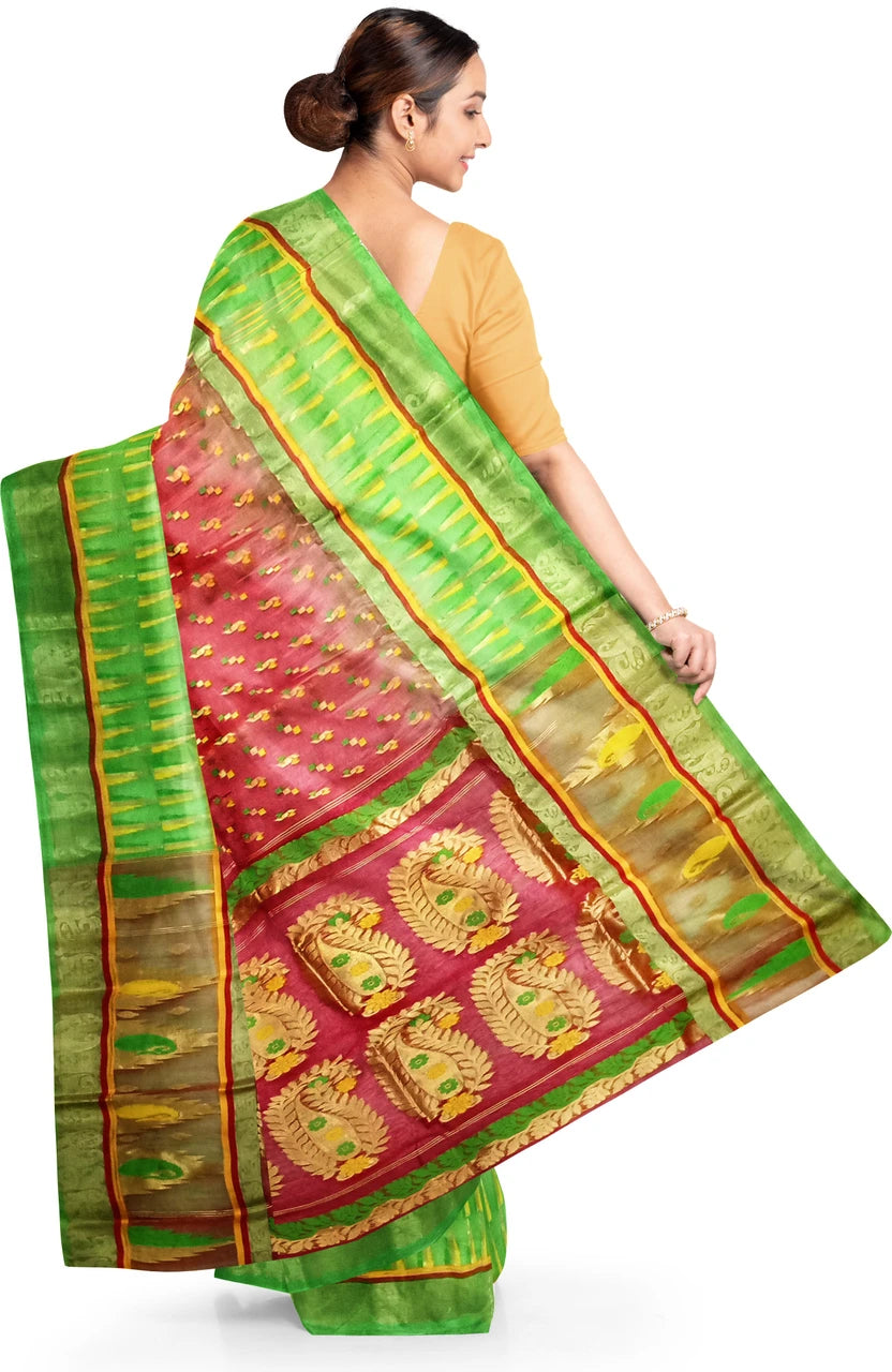 Pradip Fabrics Ethnic Women's Tant Jamdani Saree
