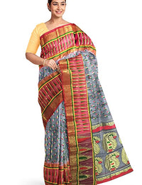 Pradip Fabrics Ethnic Women's Tant Jamdani Saree