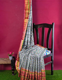 Pradip Fabrics Ethnic Women's Tant Jamdani Saree
