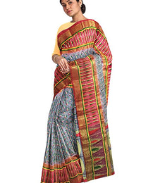 Pradip Fabrics Ethnic Women's Tant Jamdani Saree