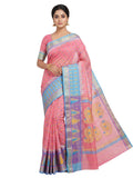 Pradip Fabrics Ethnic Women's Tant Jamdani Saree