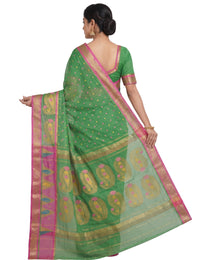 Pradip Fabrics Ethnic Women's Tant Jamdani Saree