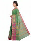 Pradip Fabrics Ethnic Women's Tant Jamdani Saree