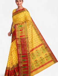 Pradip Fabrics Ethnic Women's Tant Jamdani Saree