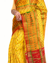 Pradip Fabrics Ethnic Women's Tant Jamdani Saree